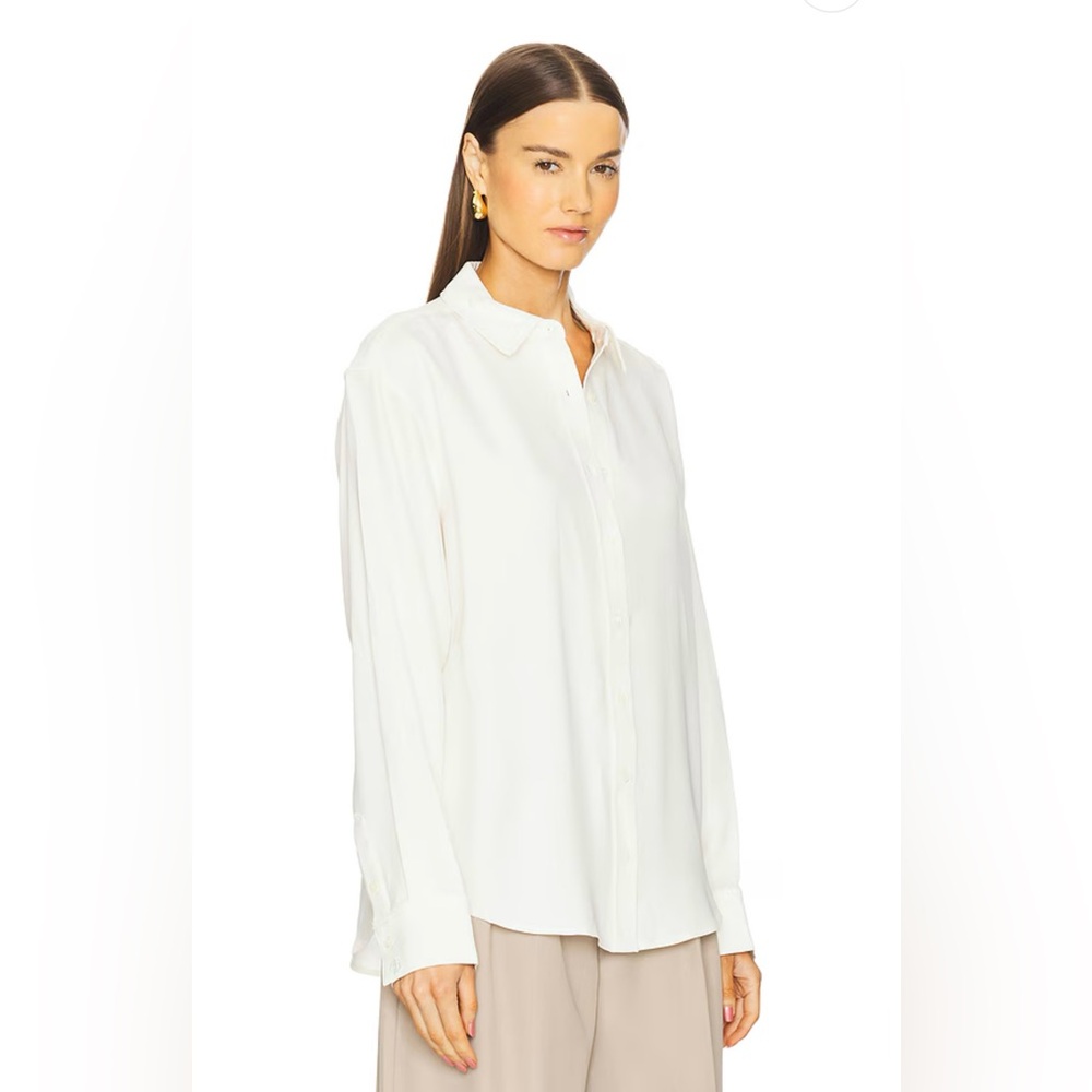 Anine Bing Braxton Shirt in Ivory Color (Medium) - Picture 7 of 10